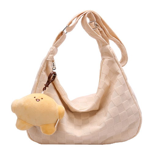 Women's Large Capacity Everyday Versatile Fashion Trendy Korean Style Ins Student Crossbody Bag for Autumn/Winter 