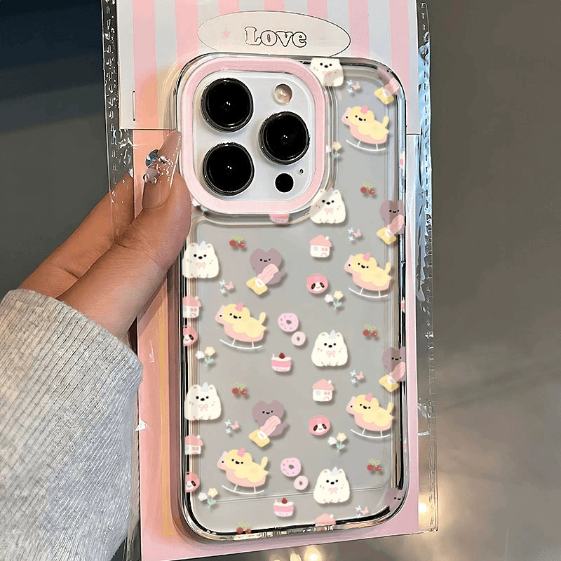 Классный защитный чехол для телефона совместимый с Apple iPhone14, space cute, 13, 16promax