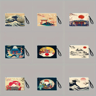 Cross-border African Women and Girls Cosmetic Bag High-value Cute Primary School Students' Portable Multifunctional Storage Bag Clutch Bag