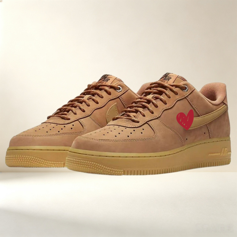 Putian AF Air Force One Wheat Color Low-Top Sneakers for Men and Women, Cross-Border Foreign Trade Wholesale CJ9179-200