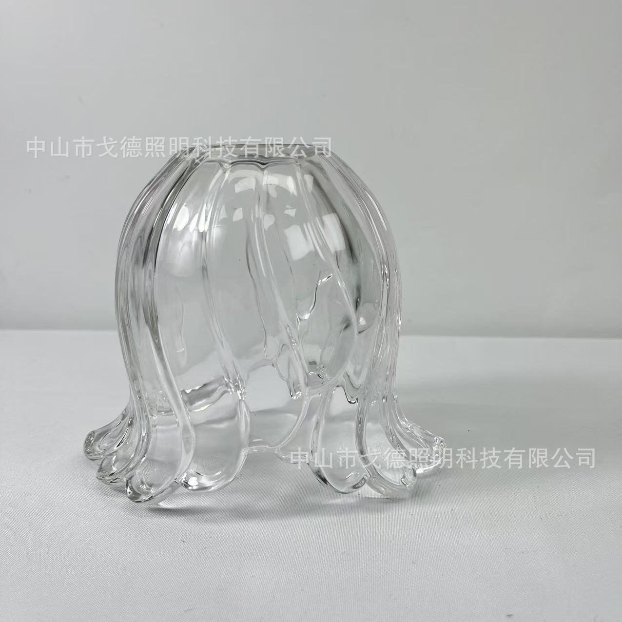 독립적인 카톤 폼 포장 포함 맑은 인어 전등갓 D16*H13cm