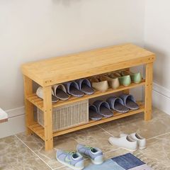 靴の腰掛けを交換します。家庭の入り口の下駄箱の腰掛けは一体で座ることができます。