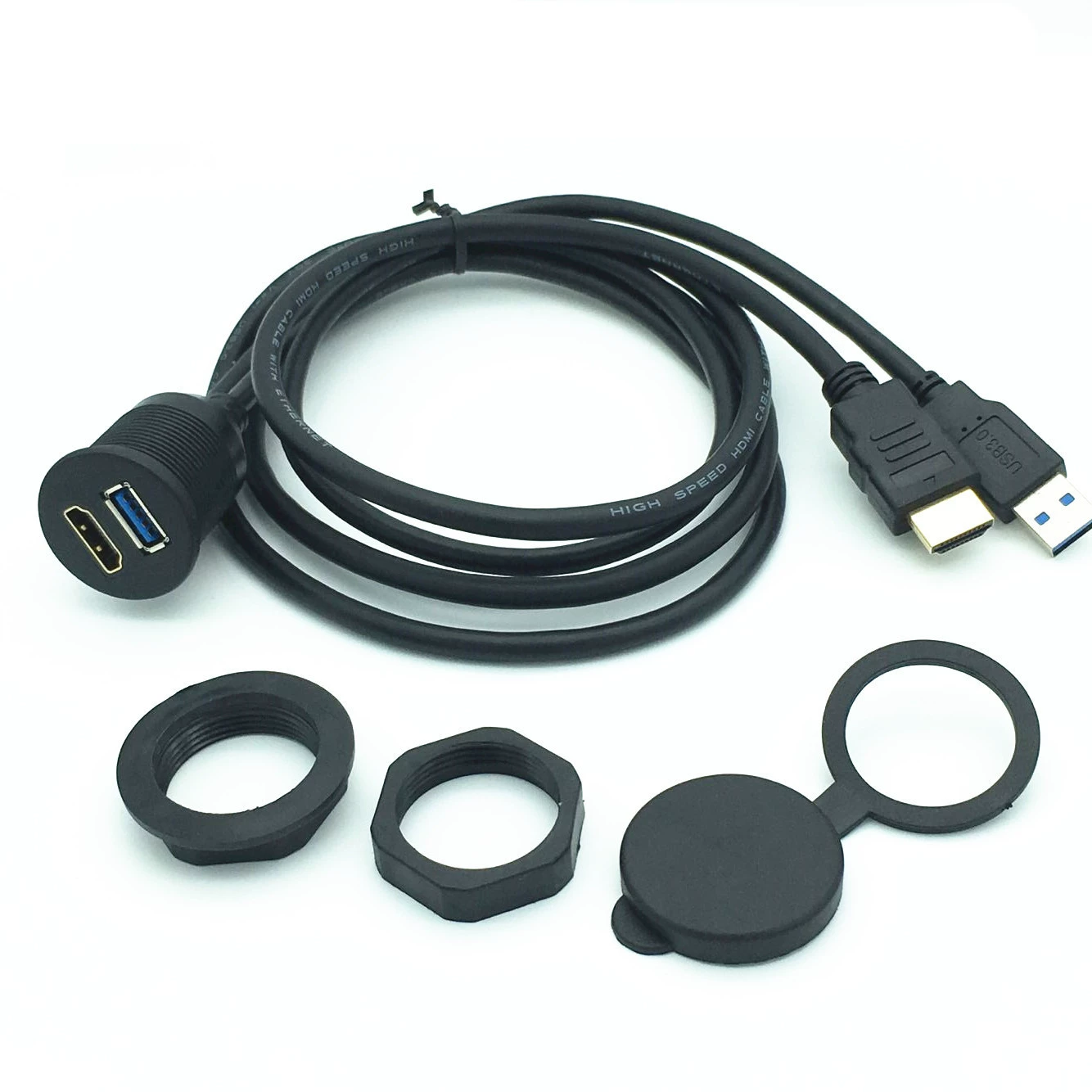 Автомобильный мотоцикл судно приборная панель с кронштейном USB3.0 + HDMI водонепроницаемая общая