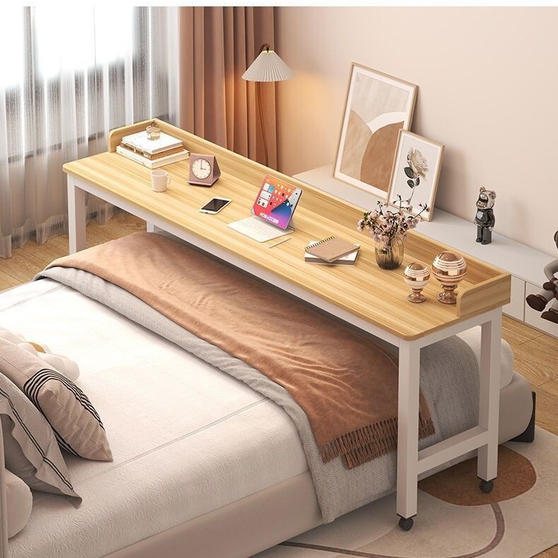 Home Desk for Girls, Cross-Bed Desk for Bedroom, Simple Computer Desk for Rental House, Wall-Mounted Work Desk, Narrow Long Table Home Desk for Girls, Cross-Bed Desk for Bedroom, Simple Computer Desk for Rental House, Wall-Mounted Work Desk, Narrow Long Table