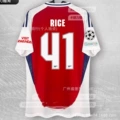 24-25 arsenal home star no. 41 + champions league armband + hp