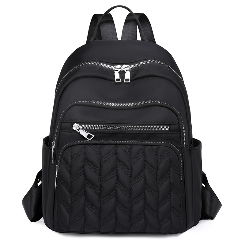 2025 nueva mochila de nylon impermeable transfronteriza mochila de damas de transporte urbano de gran capacidad de moda mochila de estudiantes