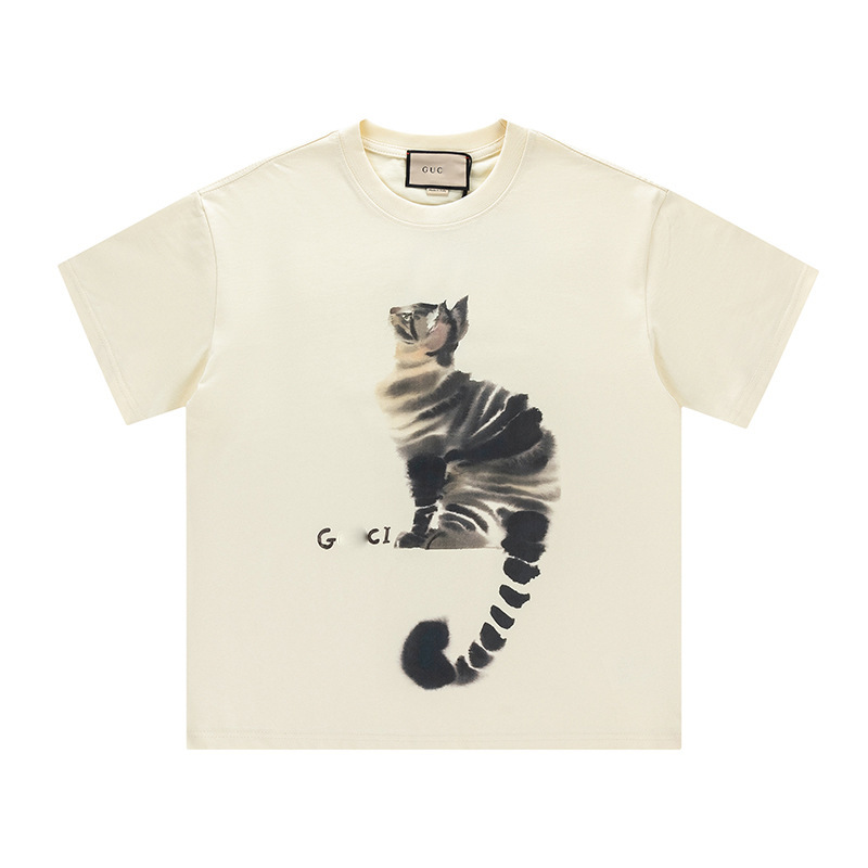 GU クロスボーダー ハイバージョン 25SS 新しい楽しいシリーズ 男女兼用の多用途プリント半袖 T シャツ|undefined