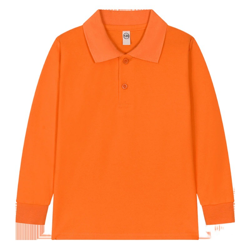 Футболка-поло для мальчиков, футболка с длинным рукавом, Детская Хлопковая школьная форма, садовая одежда с лацканами для девочек, белая нижняя рубашка, поколение волос