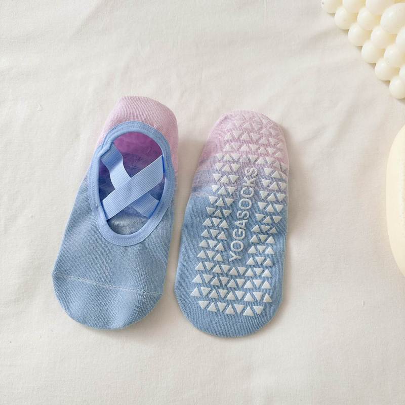 女性用グラデーションソックス、夏用浅口スポーツボートソックス、滑り止め、通気性、脱落防止、目に見えないショートヨガソックス|undefined
