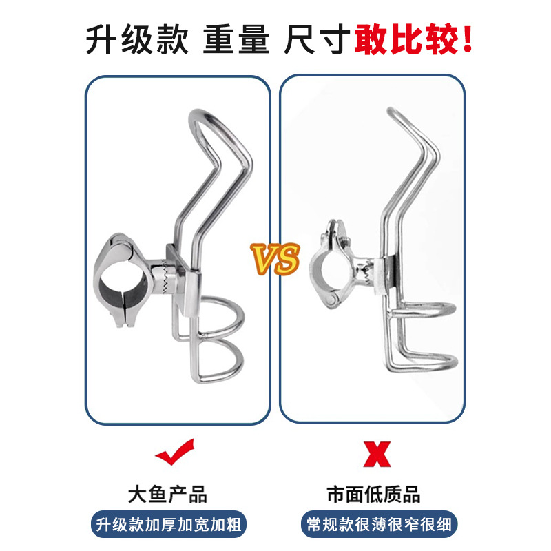 해양 스테인리스 낚싯대 프레임 낚싯대 홀더 요트 바다 낚시 트롤링 브래킷 하드웨어 낚시 기어 액세서리 25MM | 32MM