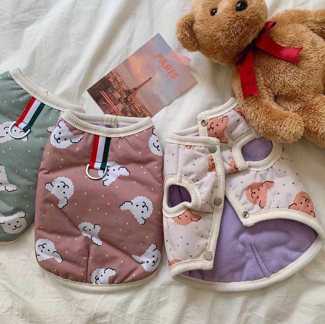 Осенне-зимняя одежда Bixiong VIP York Летний жилет одежда с хлопковой подкладкой Одежда для собак и кошек одежда для домашних животных