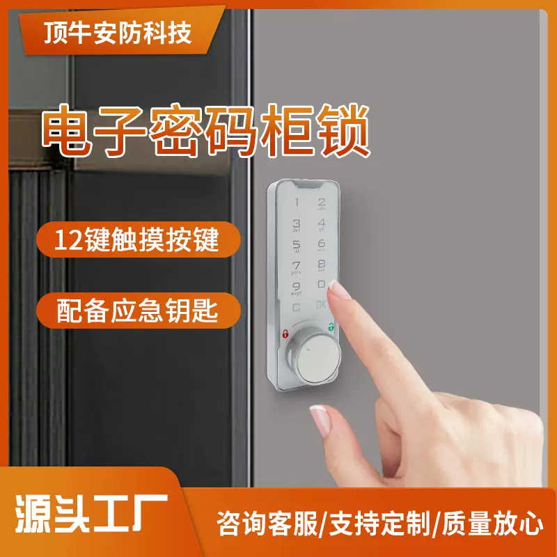 智能锁健身房游泳馆更衣柜锁宠物仓储物柜抽屉鞋柜智能电子密码锁