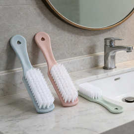 素色软毛洗鞋刷洗衣板刷鞋刷子塑料小刷子鞋子清洁刷