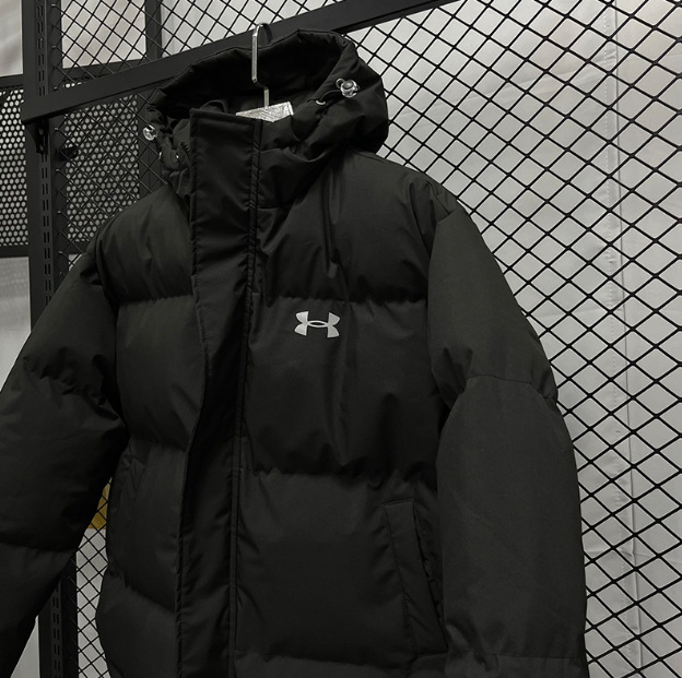 Invierno NK bordado chaqueta fluorescente de béisbol de algodón París grueso chaqueta de algodón con capuchón de fútbol abrigo cálido