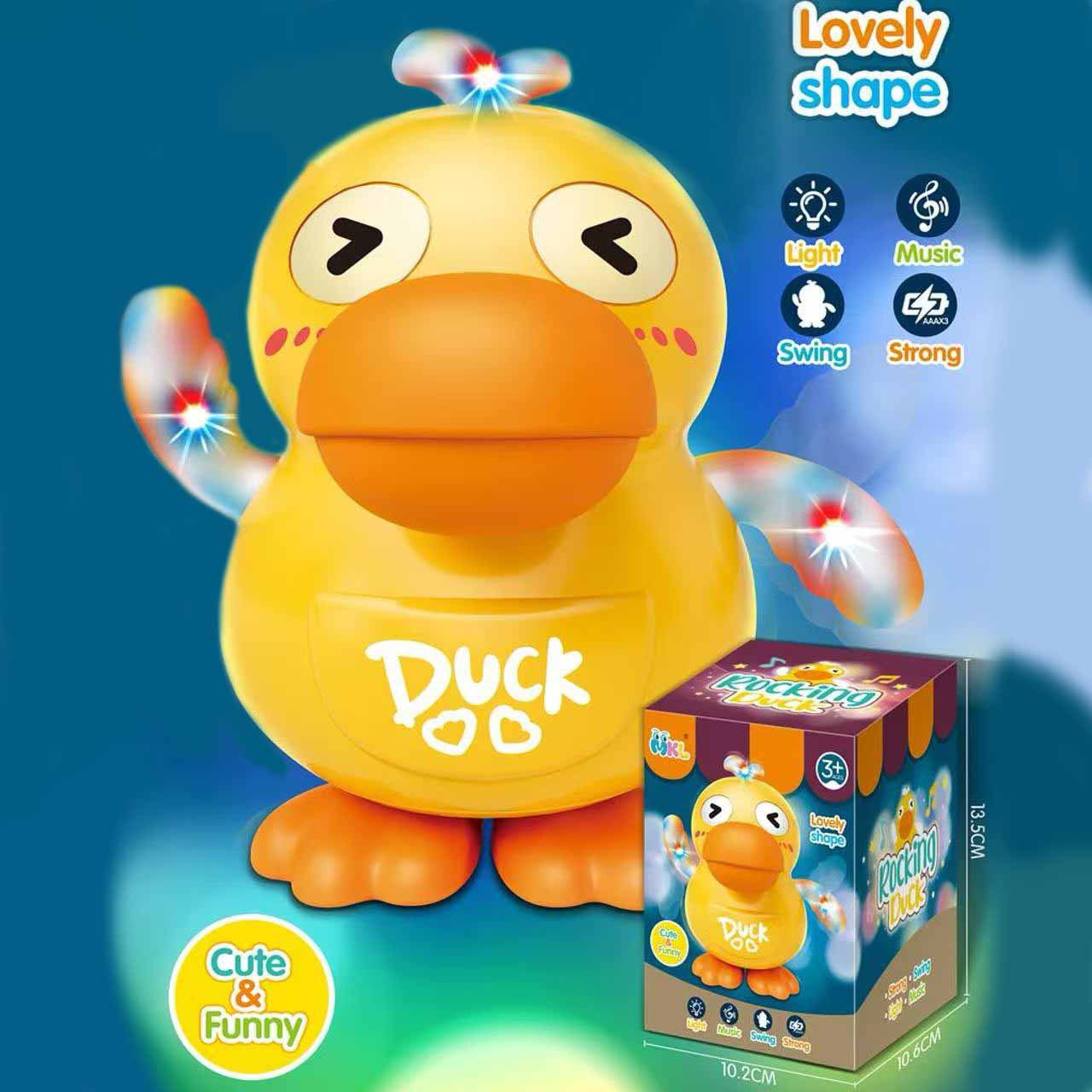 Electric dancing toy with light music