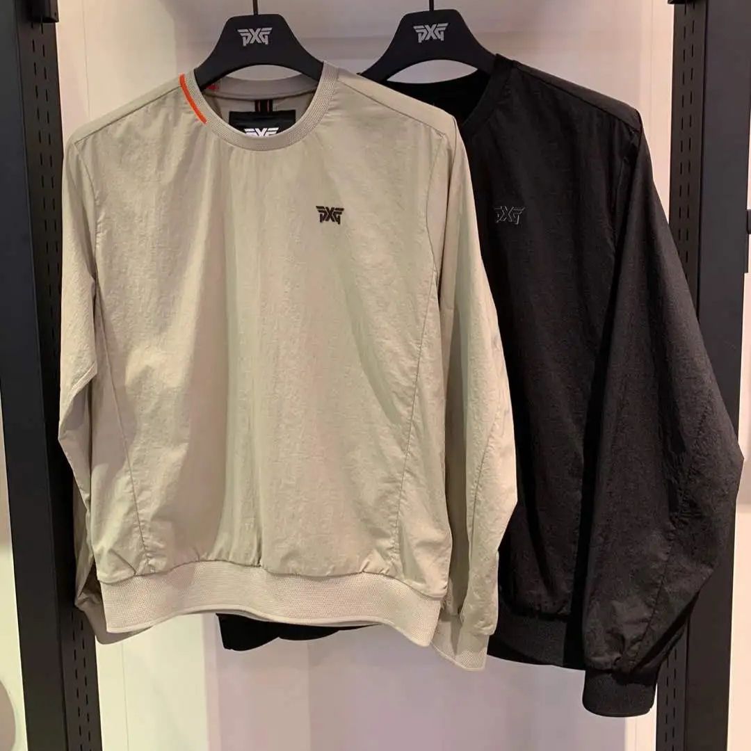 Spring and Autumn New Golf Men's Lightweight Breathable Long-Sleeved Sweatshirt Outdoor Sports Fashion Pullover Casual Top Trendy