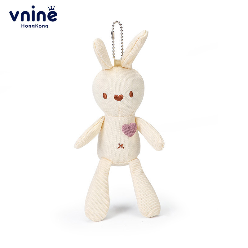 V.Nine Bag Pendant Cartoon Plush Rabbit Pendant Doll Doll Pendant Key Pendant