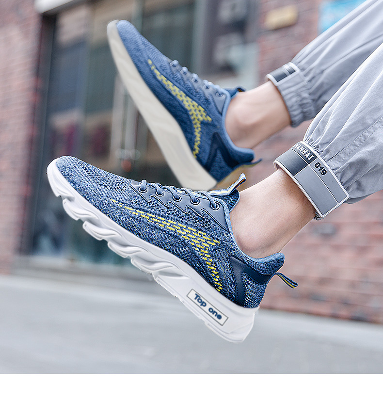 Ddy Schuhe Grenzüberschreitender Außenhandel Fliegendes Weben Atmungsaktive Casual Fashion Low Top Air Cushion Herren Trendy Schuhe Sportschuhe Großhandel_voghion.com