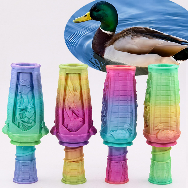 Unzip Handmade Hunters Legacy Duck Call Toy Whistle Colorful Duck Whistle