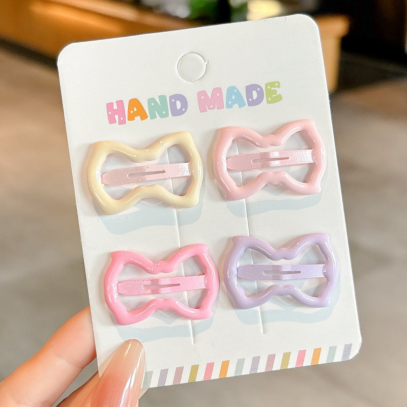Mayorista de clips de cabello de estrellas de color niñas lindas clips de frangeo lateral clip de cabello rotos clip de cabello de niña roja corazón bb clip de cabello image 12