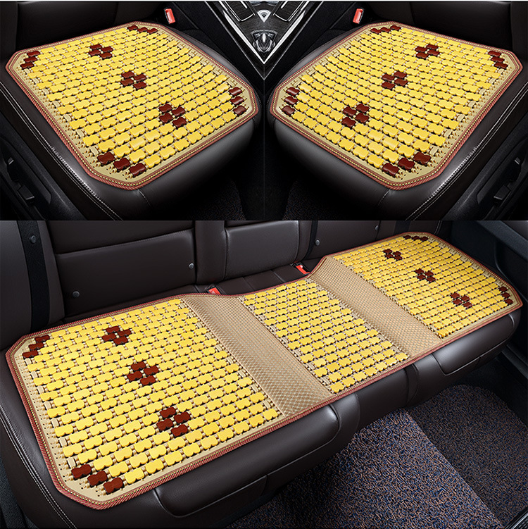 Car Seat Cushion Summer Truck Seat Cushion Cooling Pad Single Piece Seat Car Pad Bamboo Cooling Mat Ice Pad Rear Ventilation for Long Sitting