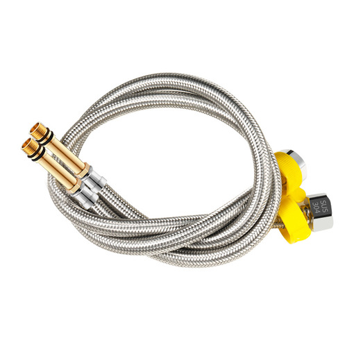 304 stainless steel braided pointed hose faucet water inlet pipe explosion-proof vegetable basin hot and cold upper hose accessories