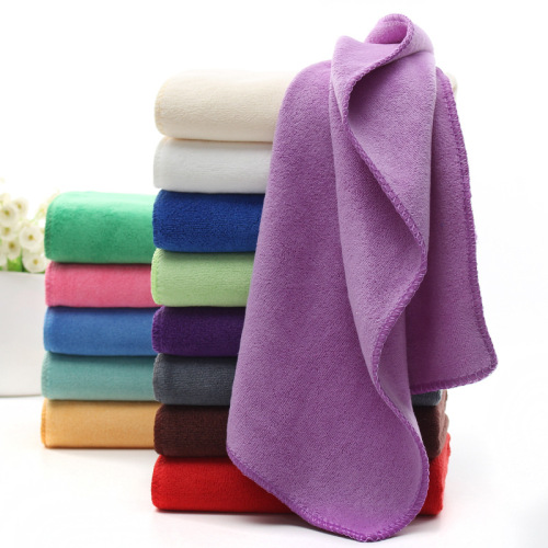 Manufacturer wholesale beauty salon barber shop special ultrafine cellulose color towel does not shed lint does not fade quick-drying and absorbs water