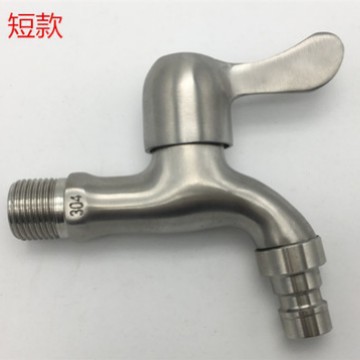 Yao Peng hardware baño 304 lavadora de acero inoxidable grifo ordinario de apertura rápida boquilla de agua solo grifo frío fábrica al por mayor