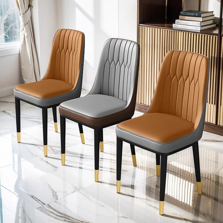 Soft Bag Dining Chair Home Small Apartment Nordic Modern Simple Restaurant Thickened Backrest Mahjong Chair Comfortable Dining Chair