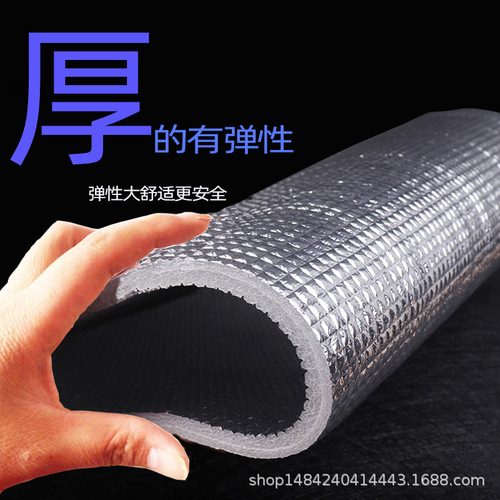 Outdoor camping picnic mat waterproof tent camping beach lawn nap grass mat aluminum foil thick moisture-proof pad