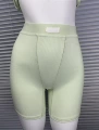 Mint green [flat angle modal ribbed shorts]--high* version