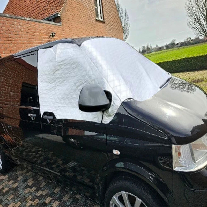 in stock T5/DUCATO RV windshield cover thickened aluminum film composite cotton RV frost cover sun visor