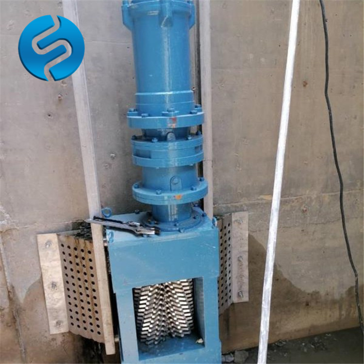 粉碎格栅渠道式安装不锈钢材质南京兰江双鼓粉碎机