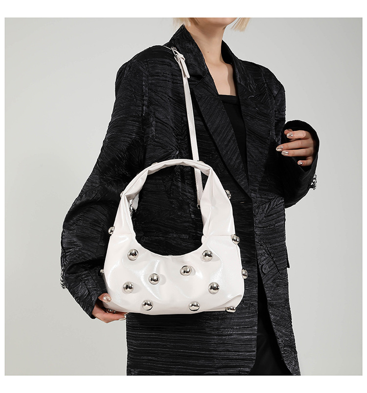 225g Weight Polyester Lining Material Zipper Closure Type Single Shoulder Strap Strap Type Handbag Bags Type Daily, Street, Shopping Occasion Pu Leather Material Solid Color Pattern All Seasons Season Women's Gender Elegant, Streetwear Style Square Shape Medium Size Women's Medium Pu Leather Solid Color Elegant Streetwear  Square Zipper Handbag 7