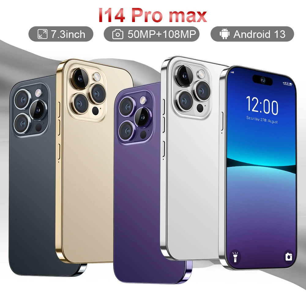 Smartphone 14 Pro Max, Android 4G, 64 GB, 7.3-inch wide screen, Intel Core i4