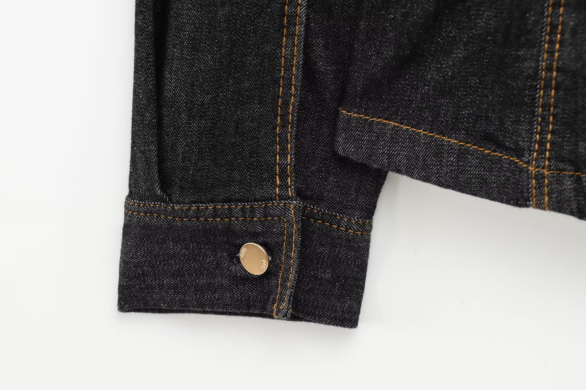 GraceChic 2025 Primavera Nuova Moda Donna Semplice Camicia Slim in Denim con Colletto Rivoltabile e Maniche Lunghe Casual Set di Pantaloni_voghion.com