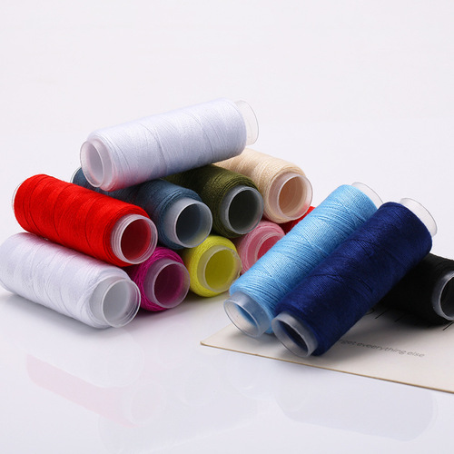 Wholesale sewing thread color 402 polyester thread sewing machine thread household handmade DIY small roll thin thread sewing clothes thread