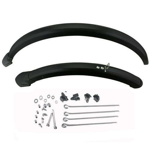 Driving electric folding bicycle all-inclusive fender 14-inch 16-inch 20-inch V brake/disc brake mud and mud removal plate