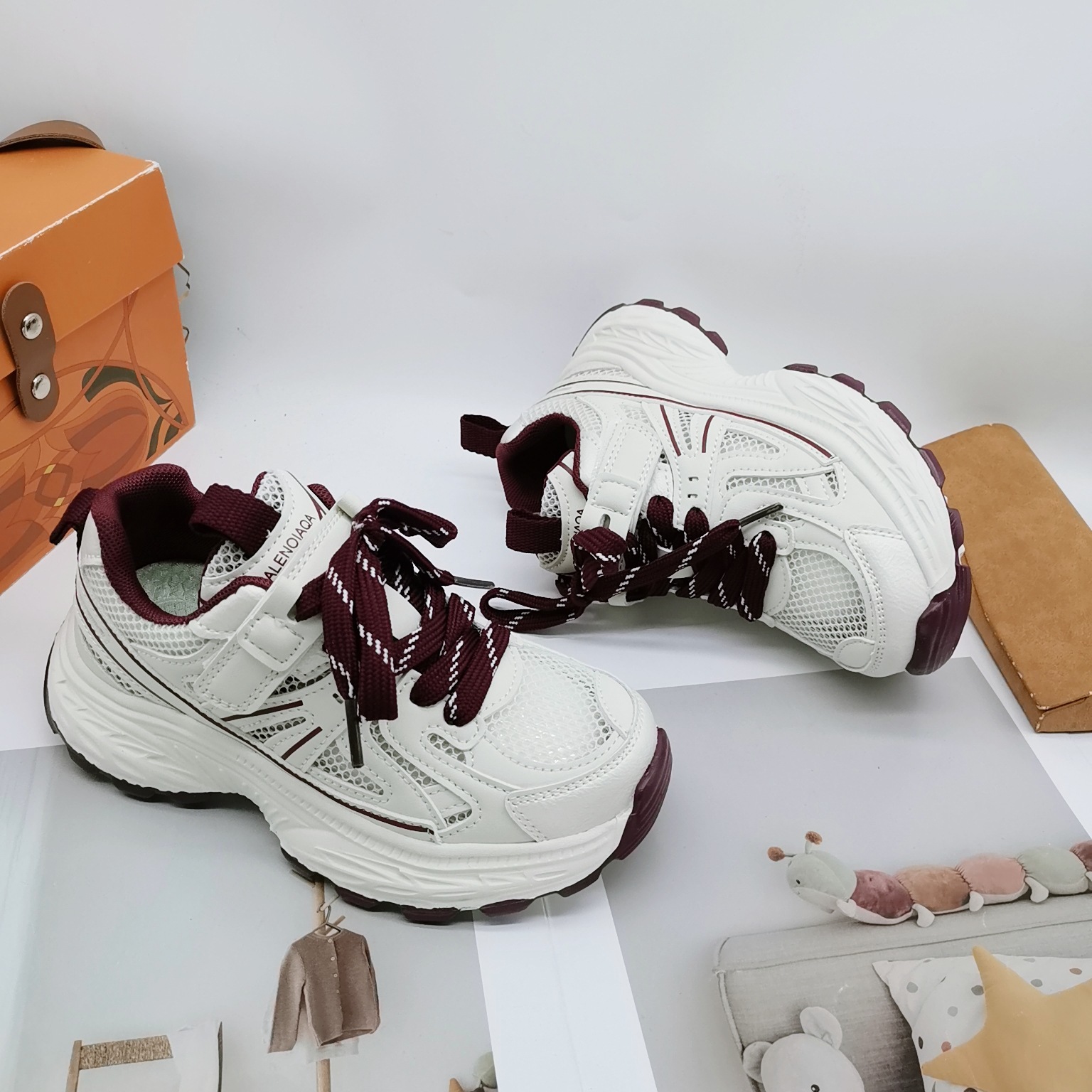 2025 Single Net Nuevos productos Primavera y verano Calzado para correr para niños Calzado para niños Calzado deportivo para niños Calzado deportivo para estudiantes