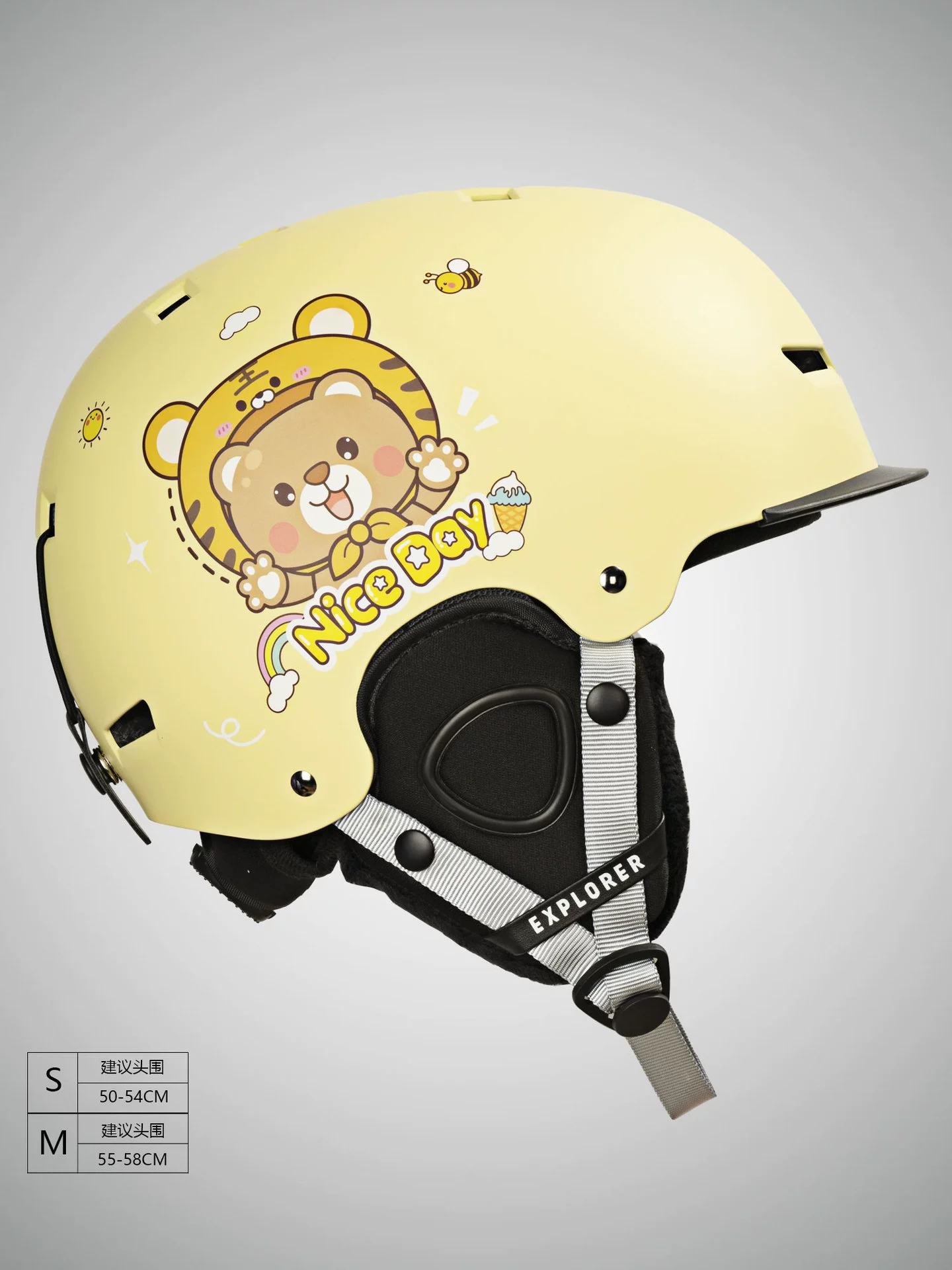 EXPLORER SNOWCRUSH шлем для лыж капсула одиночной доски двойной доски дети взрослые мужчины и женщины лыжный шлем