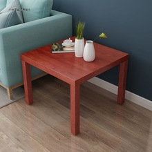 实木桌子简约现代方桌子客厅小户型可置物几床头桌客厅茶桌小餐桌