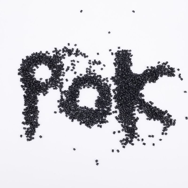 POK黑色树脂 高溶脂 高断裂 高回弹 超耐磨pok塑料 聚酮颗粒|undefined