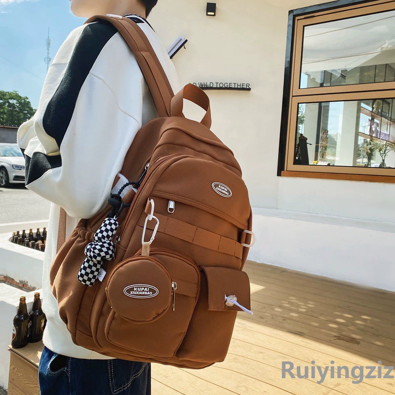 Japanese backpack for leisure, capacious shoulder bag for beloved, wholesale, for secondary school