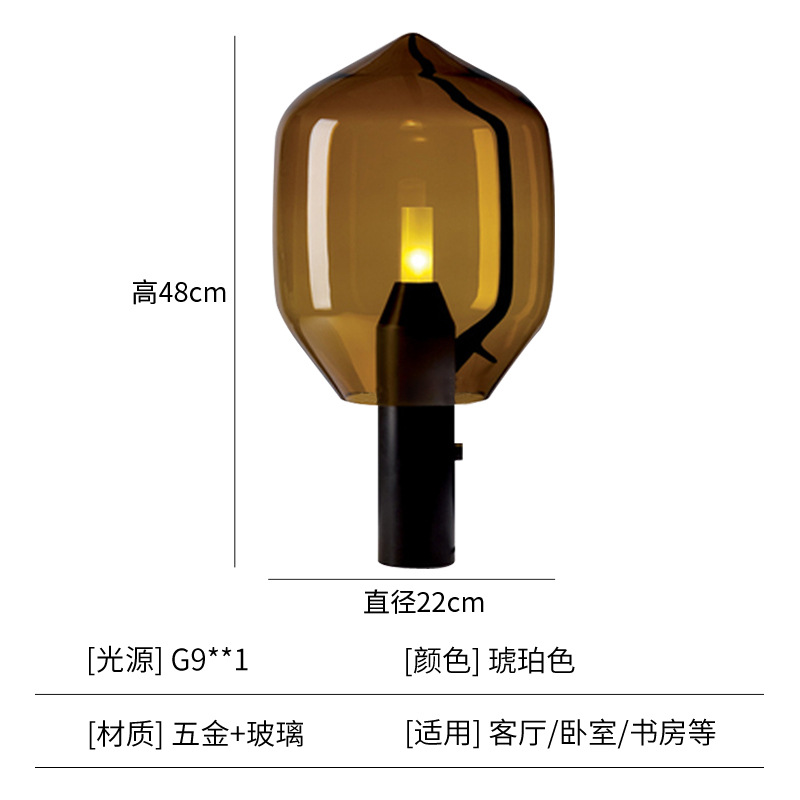 Lámpara de mesa de estudio creativa minimalista posmoderna de fábrica, modelo de diseñador de lujo ligero, lámpara de mesa de decoración de oficina