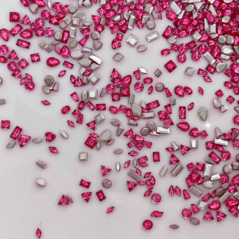 Rose Red Zircon Nail Art Rhinestones, Internet-Famous Dazzling Red Beveled Zircon Rhinestones, Mini Small Rhinestones, Marquise-Shaped Nail Rhinestones Rose Red Zircon Nail Art Rhinestones, Internet-Famous Dazzling Red Beveled Zircon Rhinestones, Mini Small Rhinestones, Marquise-Shaped Nail Rhinestones