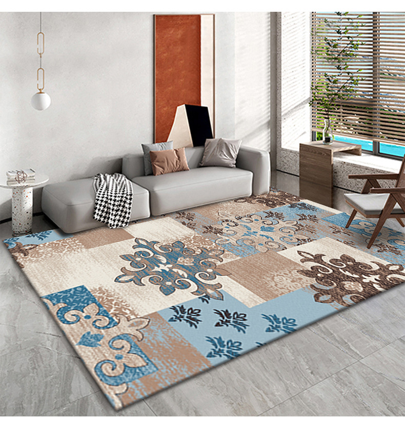 欧式复古地毯,卧室客厅满铺毯,沙发茶几毯,酒店民宿地毯