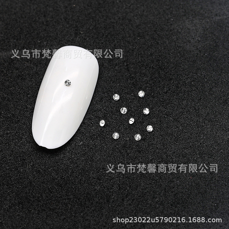 正品施华钻尖底钻饰品华子美甲钻水晶玻璃堆钻指甲装饰奥钻|undefined