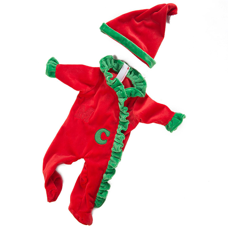 Ropa de muñeca de Navidad, muñeca americana de 45cm, muñeca vestida, venta al por mayor