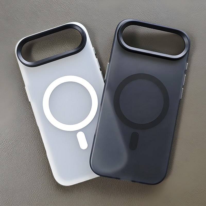 新款适用苹果17air手机壳磁吸磨砂款imd简约肤感防摔iPhone保护套|undefined