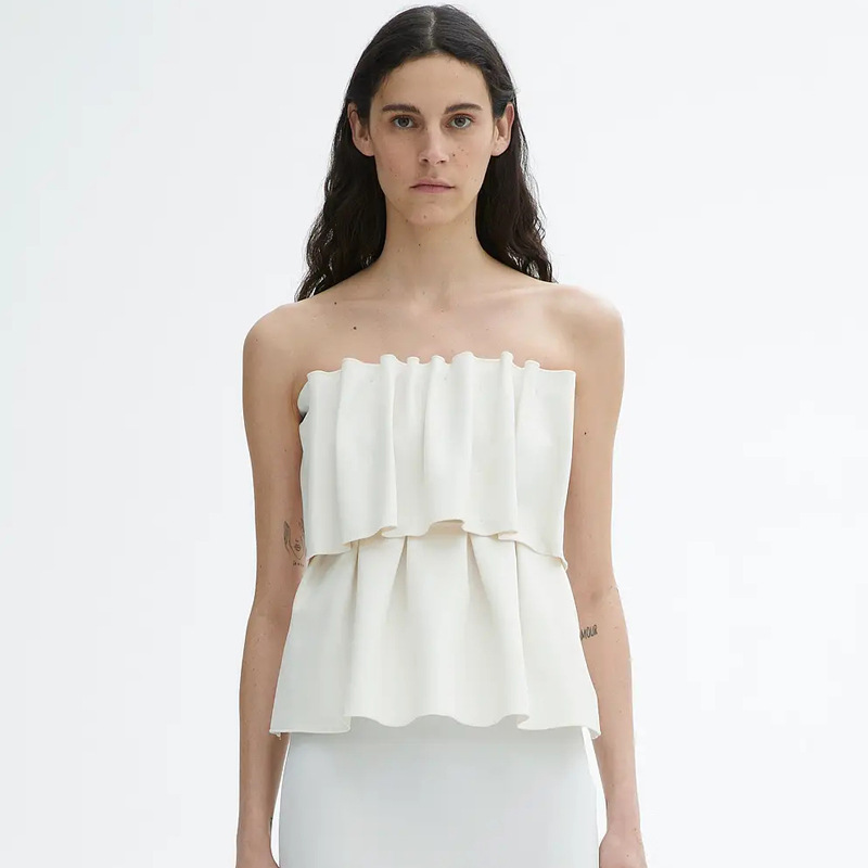 (in Stock) Low Classic Tube Top Women's 2024 Summer Style Chest-Wrapped Slim Pleated Top (in Stock) Low Classic Tube Top Women's 2024 Summer Style Chest-Wrapped Slim Pleated Top